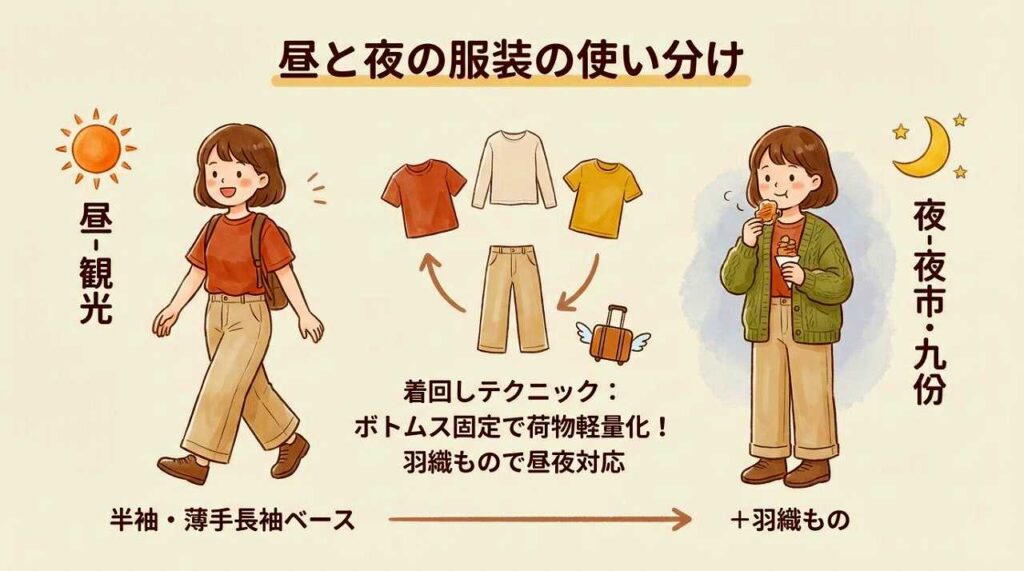 秋の台湾旅行で服装は何がいい？9月、10月、11月の気温対策ガイド