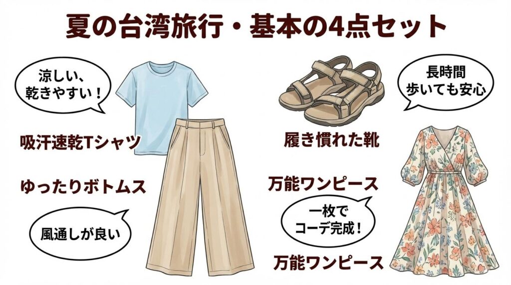 夏の台湾旅行、服装どうする？6月、7月、8月の気温とスタイル