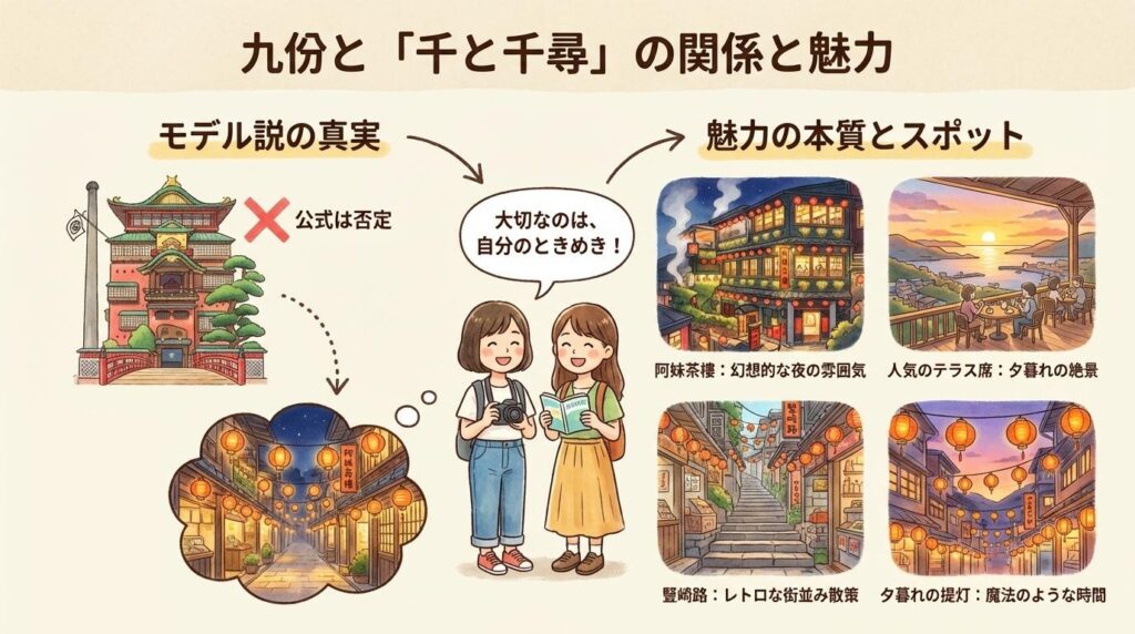 千と千尋の神隠しの舞台？台湾の九份へ行く3つの方法とグルメ